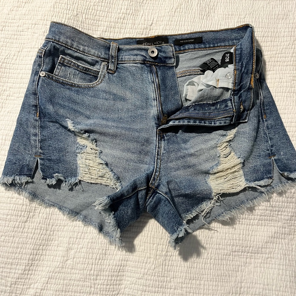 Medium Wash Denim Shorts